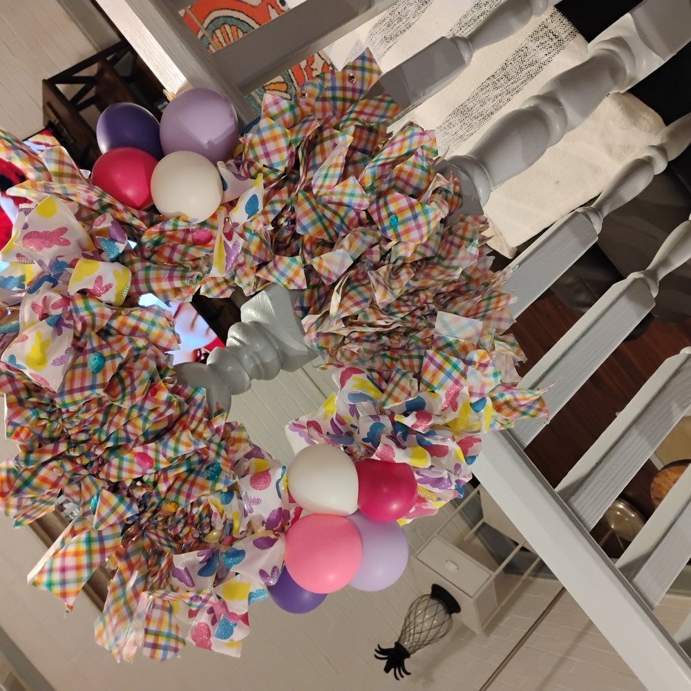 Colorful Party Balloon Wreath